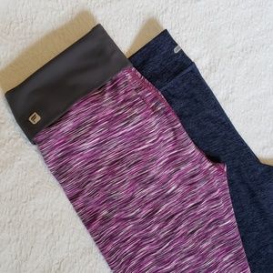 Two medium workout capris
